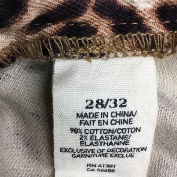 RARE Deadstock Ralph Lauren Denim & Supply Leopard Cheetah Patchwork Jeans 28/32 - Picture 7 of 8